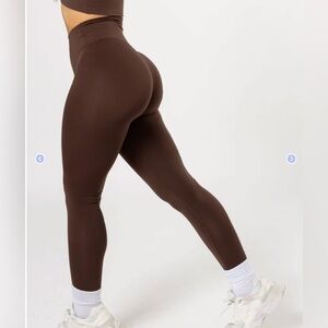 BRAND NEW PARAGON FITWEAR Reluna Sculptseam Leggings - Walnut Brown - Size S